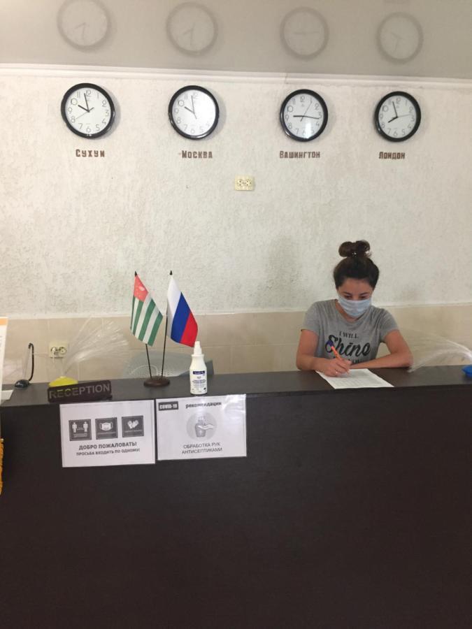 Baza Otdyha Miya Hotel Gudauta Bagian luar foto